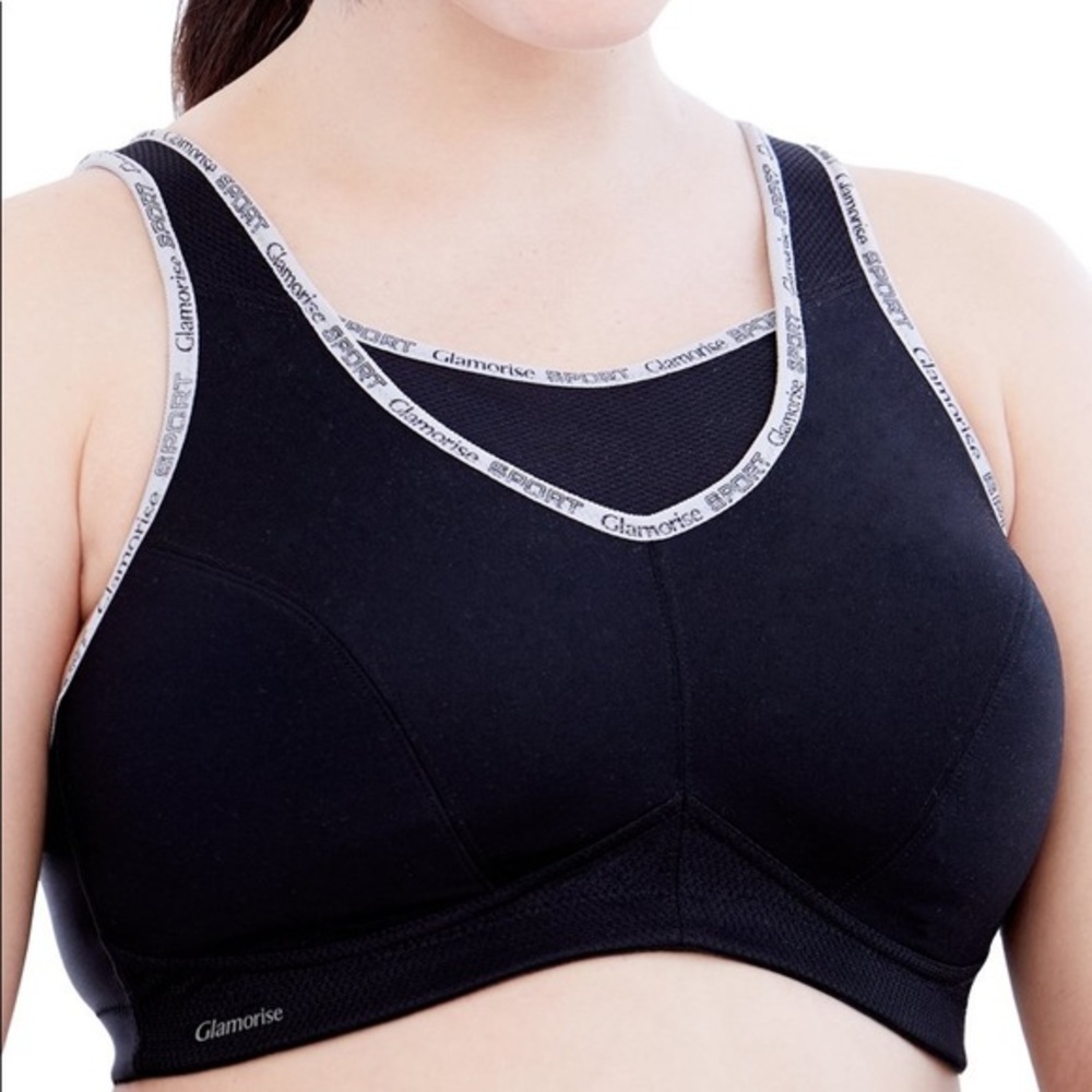 GLAMORISE No Bounce Cami Sports Bra Size 4…